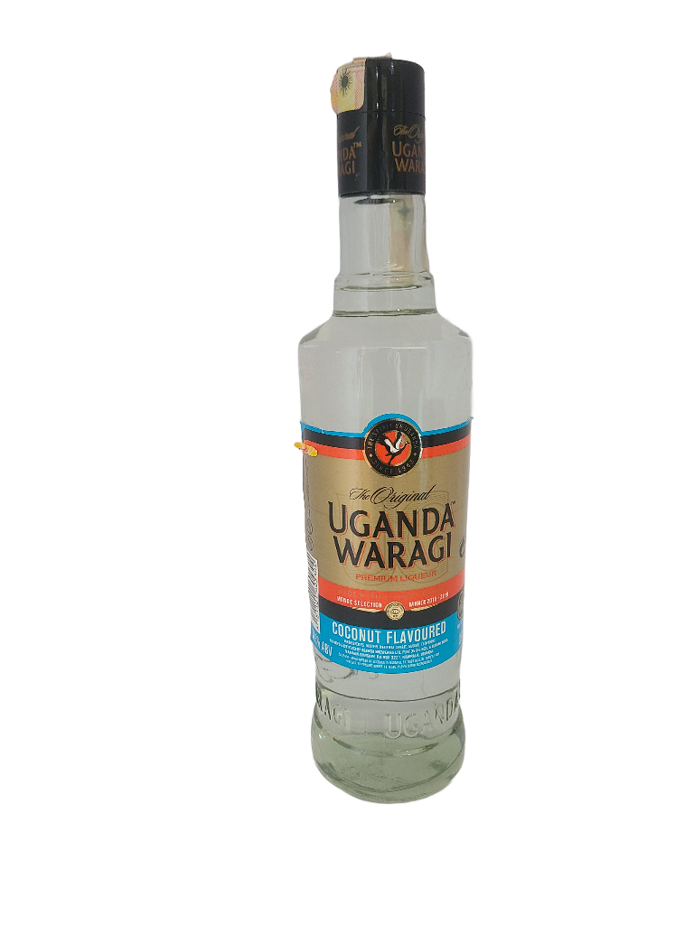 Uganda Waragi Premium Liqueur Coconut Flavored Glass 350ml